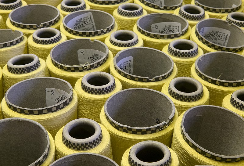 Production of Nomex fabrics for fire proof rubber hoses